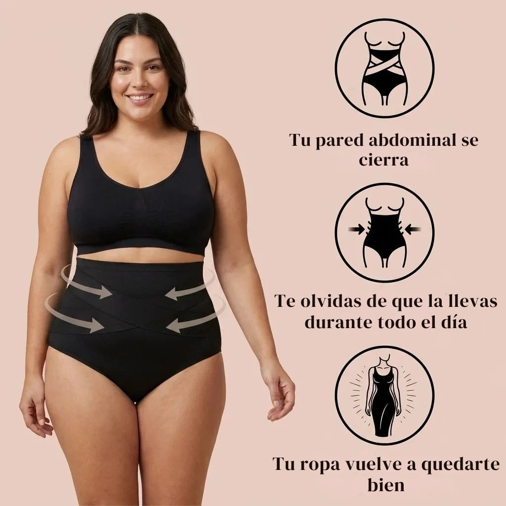 RosaVeluxe® — Braga Moldeadora Postparto 360°