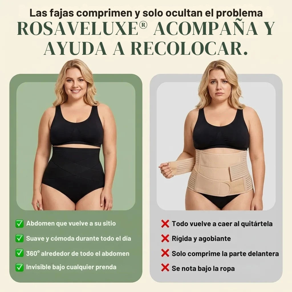 RosaVeluxe® — Braga Moldeadora Postparto 360°