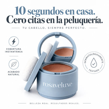 Polvo Capilar 3 en 1: Canas, Raíces y Densidad al Instante