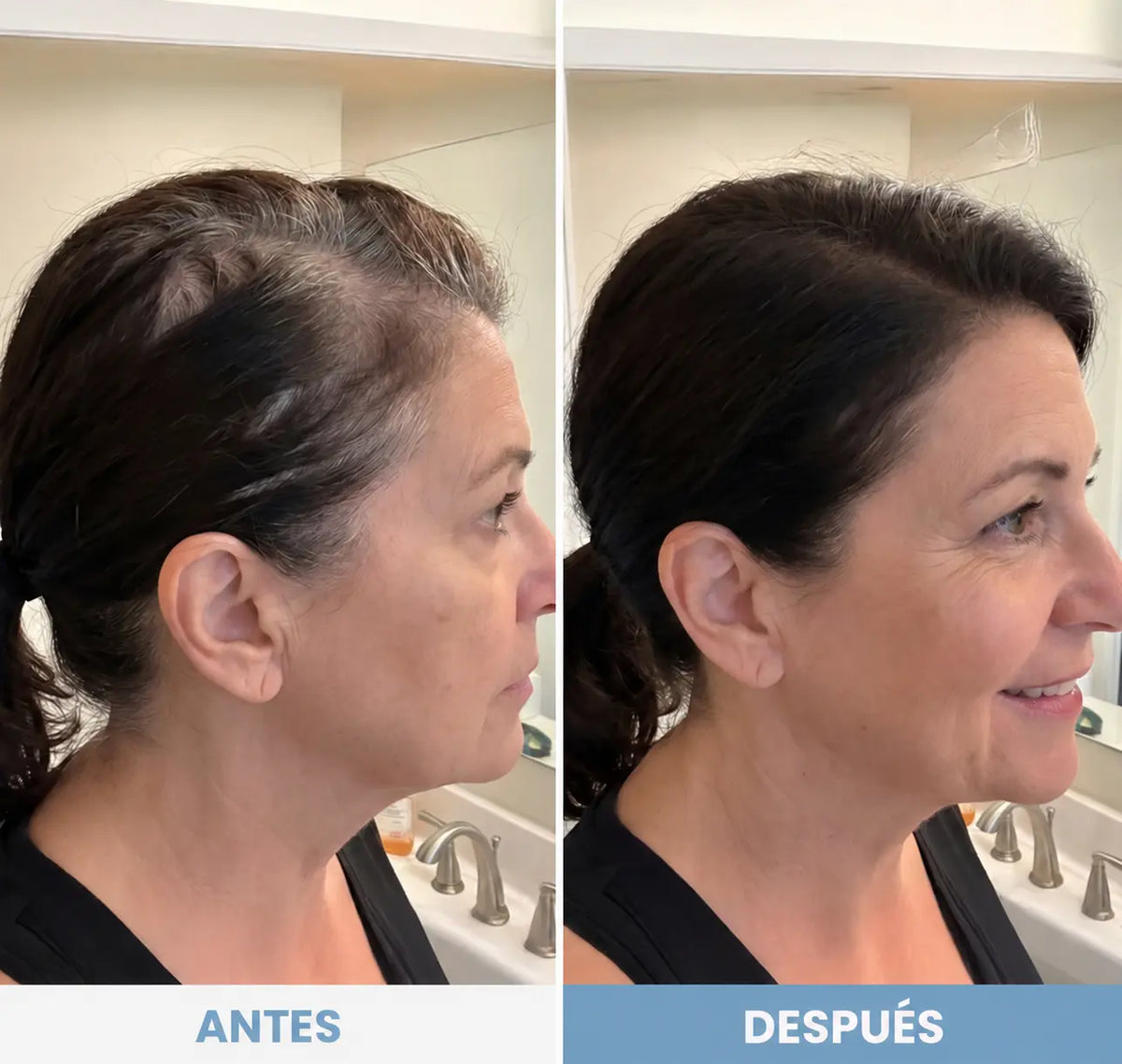 Polvo Capilar 3 en 1: Canas, Raíces y Densidad al Instante