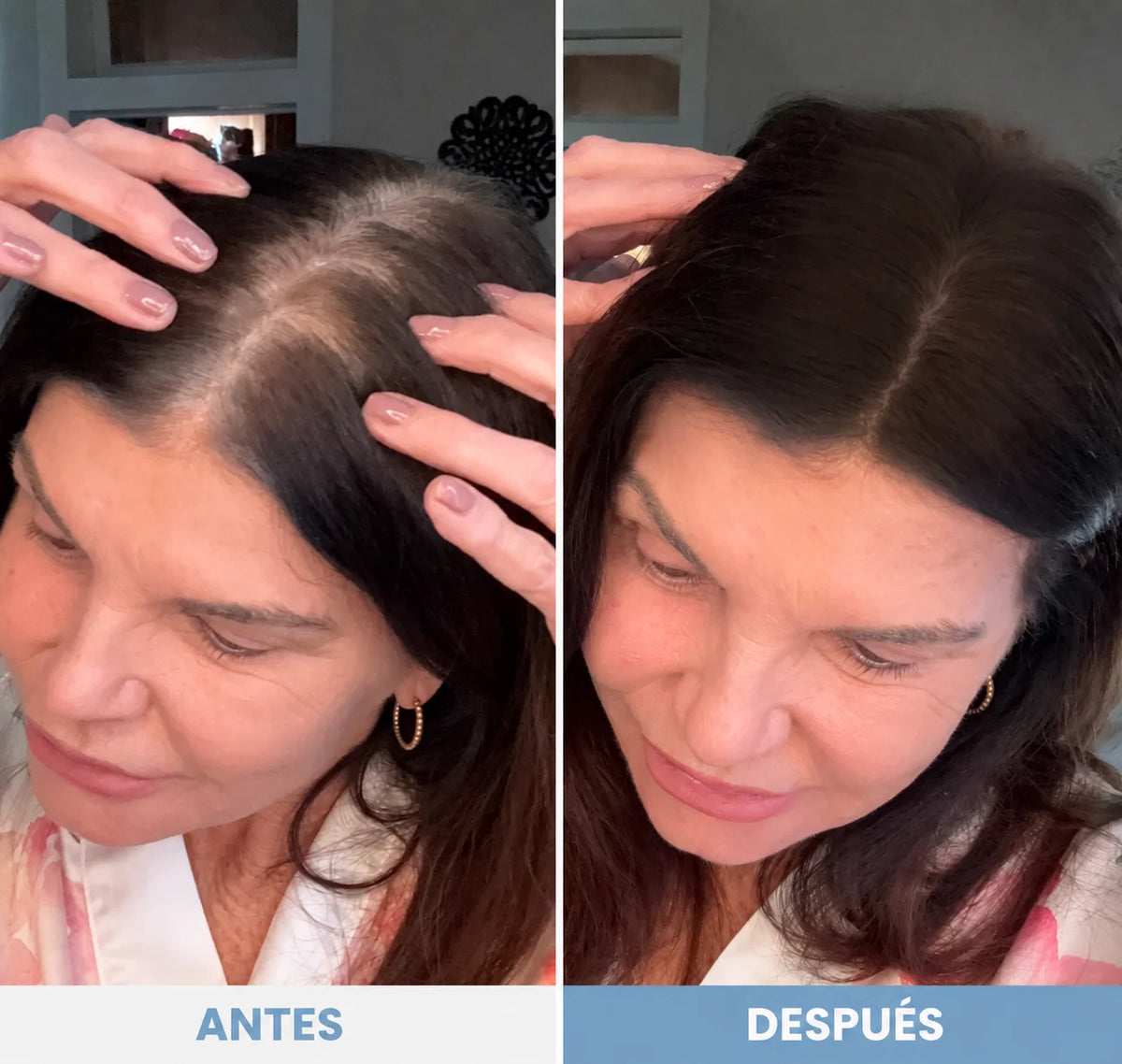 Polvo Capilar 3 en 1: Canas, Raíces y Densidad al Instante