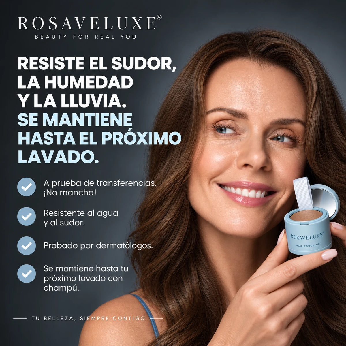 Polvo Capilar 3 en 1: Canas, Raíces y Densidad al Instante