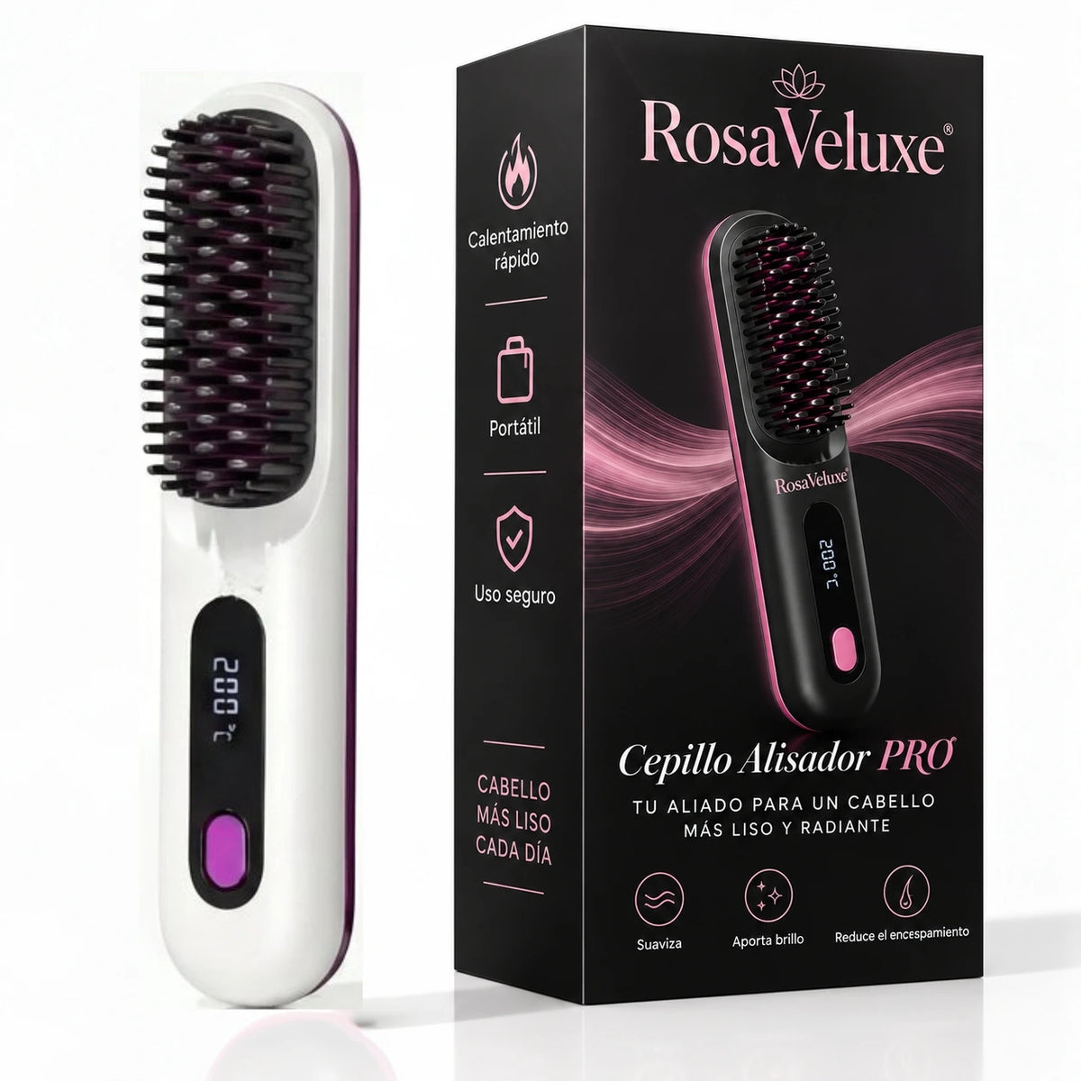 ShortHair Pro – Cepillo Térmico para Cabello Corto y Fino