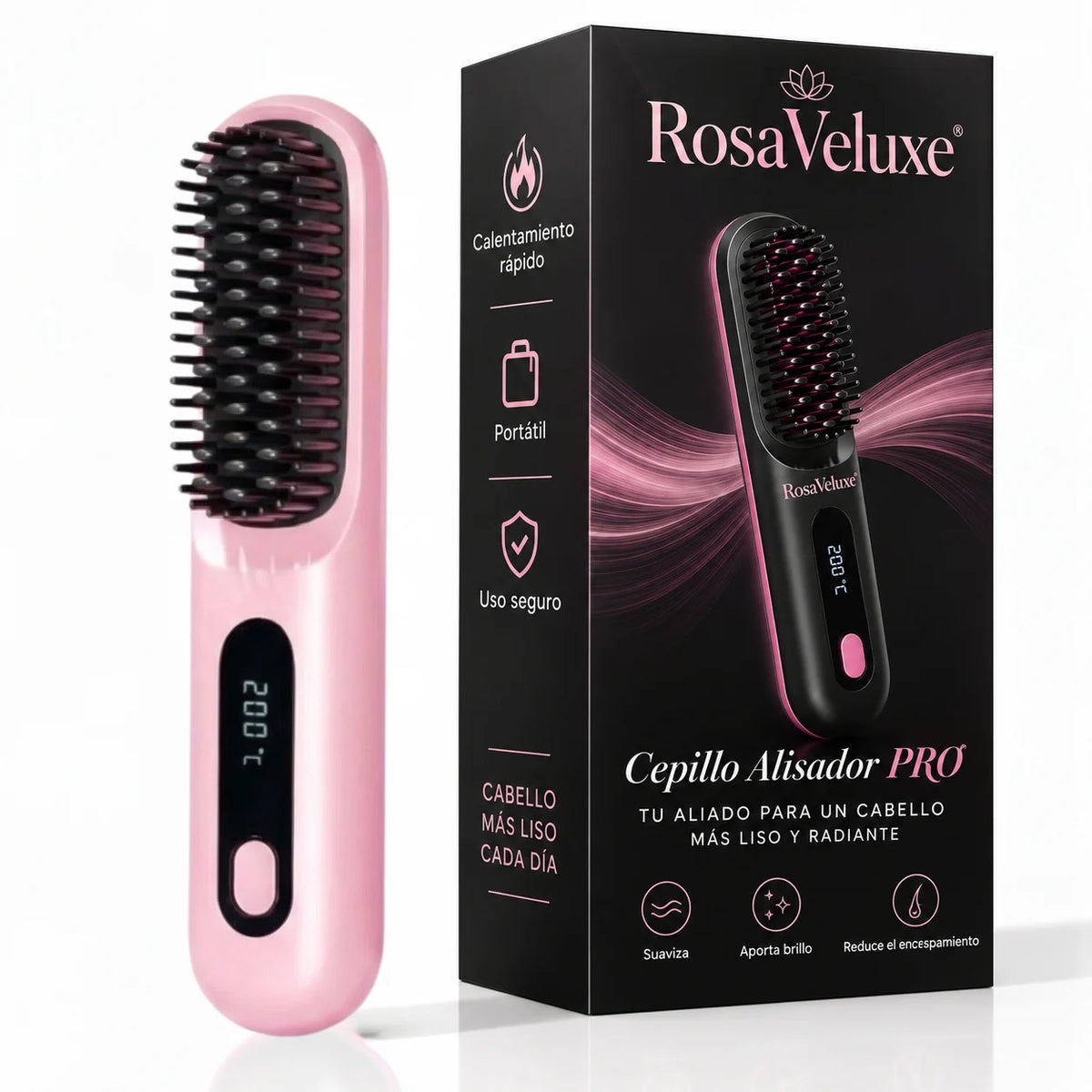 ShortHair Pro – Cepillo Térmico para Cabello Corto y Fino
