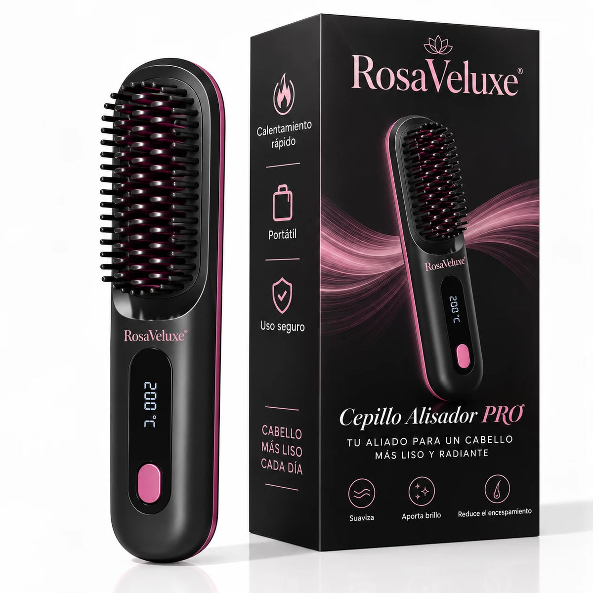 ShortHair Pro – Cepillo Térmico para Cabello Corto y Fino
