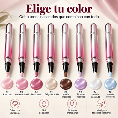 RosaVeluxe® – Aplicador de gel para uñas