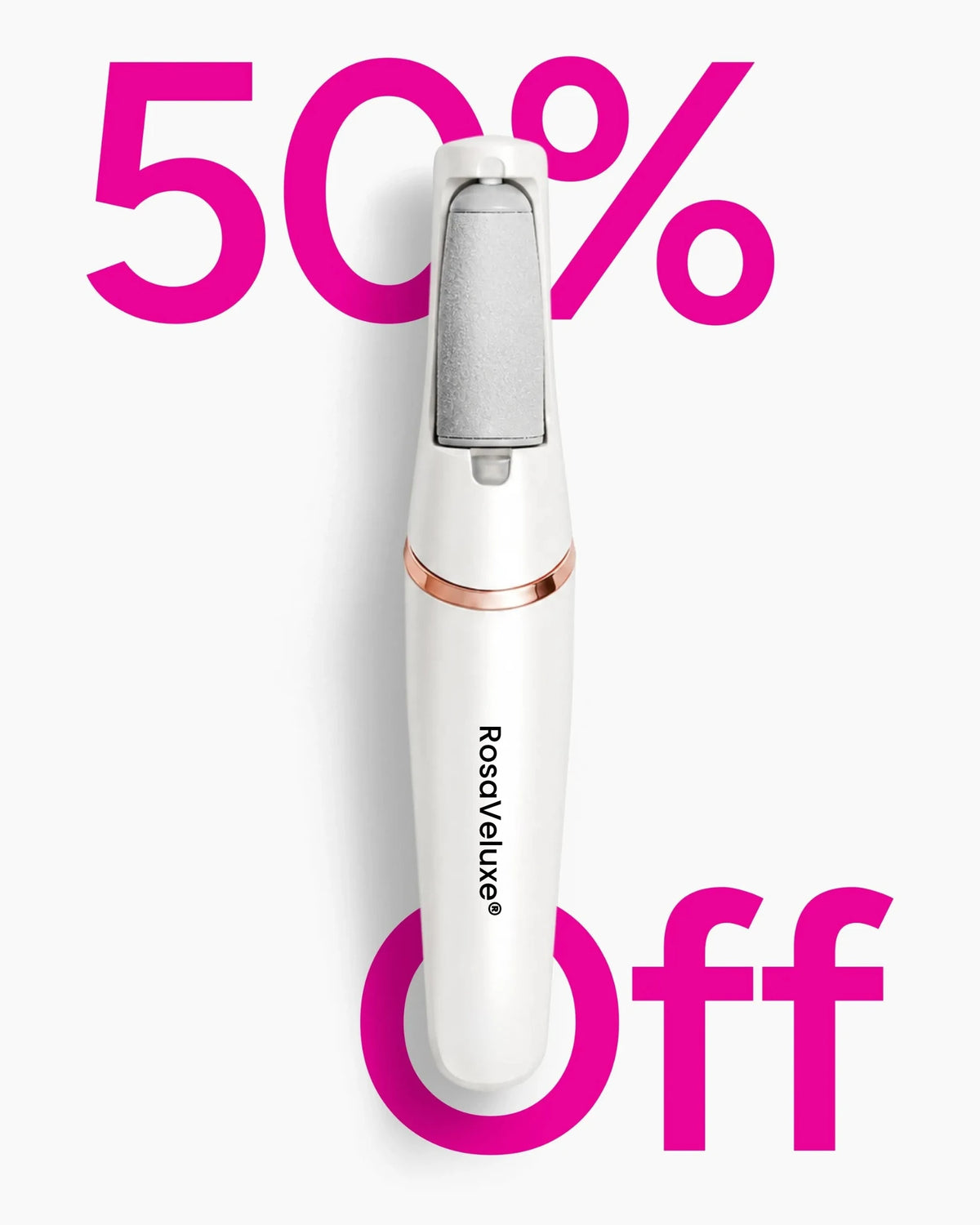 RosaVeluxe® Silk 3 Pro – Lima Eléctrica para Pies