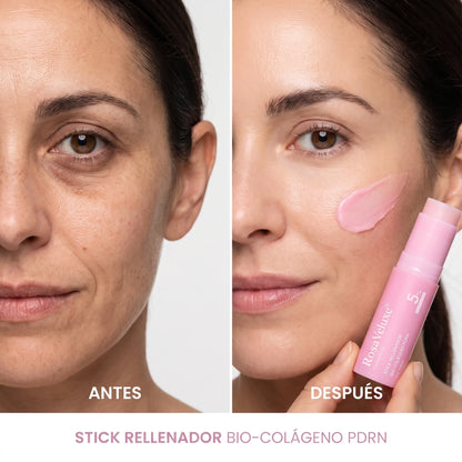 RosaVeluxe® — Stick Rellenador Bio-Colágeno Lifting