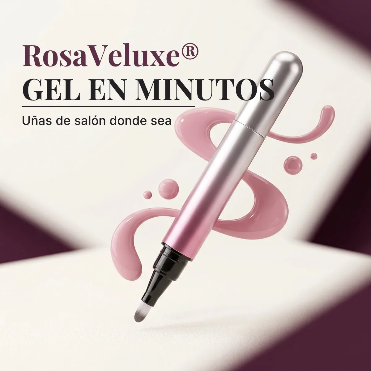 Pluma de Gel RosaVeluxe