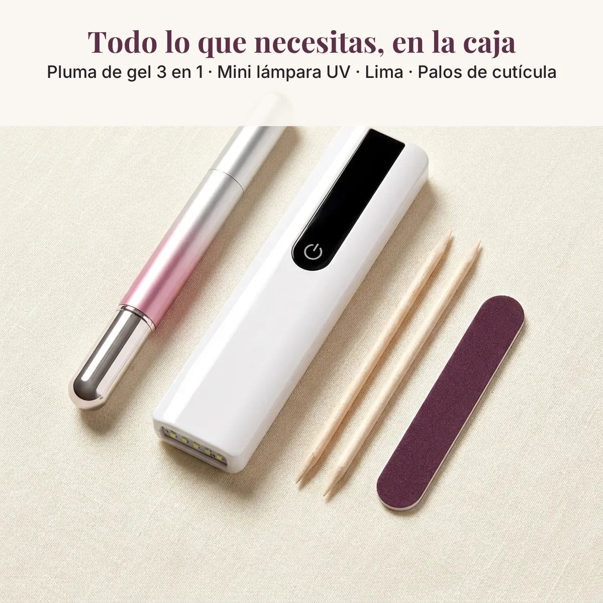 Pluma de Gel RosaVeluxe