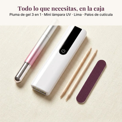 Pluma de Gel RosaVeluxe